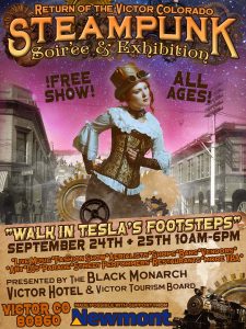 Steampunk Soirée and Exhibition presented by Black Monarch Hotel at ,  