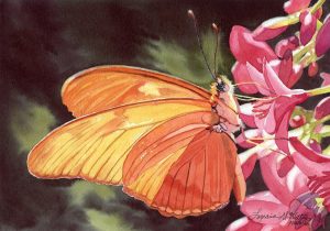 Blooms and Butterflies Watercolor Class presented by  at ,  