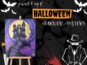 Halloween Paint & Sip + Murder Mystery presented by Painting with a Twist: Downtown Colorado Springs at Painting with a Twist Colorado Springs Downtown, Colorado Springs CO