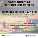 Heller Center Game Night presented by Heller Center for Arts and Humanities at UCCS at UCCS - The Heller Center, Colorado Springs CO