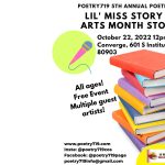 Poetry 719 Festival: Lil’ Miss Story Hour: Arts Month presented by Poetry 719 at ,  