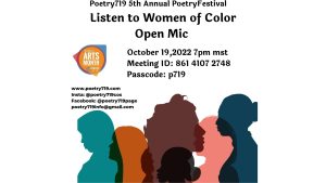 Poetry 719 Festival: Listen to Women of Color presented by Poetry 719 at Online/Virtual Space, 0 0