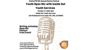 Poetry 719 Festival: Youth Open Mic presented by Poetry 719 at ,  