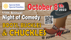 Boots, Buckles & Chuckles presented by Special Kids Special Families at Flying W Ranch, Colorado Springs CO