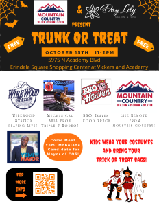 Trunk or Treat presented by  at ,  