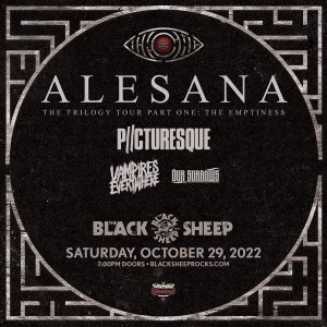 Alesana presented by The Black Sheep at The Black Sheep, Colorado Springs CO