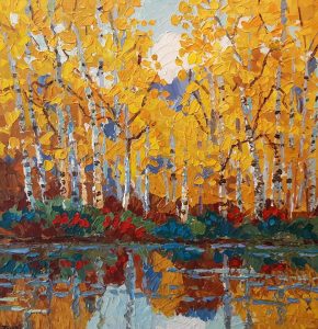 ‘Gold Rush: The Aspens Show’ presented by Laura Reilly Fine Art Gallery and Studio at Laura Reilly Studio, Colorado Springs CO