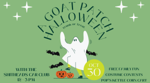 Halloween Trunk or Treat presented by Goat Patch Brewing Company at Goat Patch Brewing Company, Colorado Springs CO