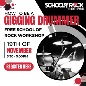 How To Be A Gigging Drummer presented by School of Rock at ,  