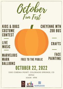 October Fun Fest presented by First & Main Town Center at First & Main Town Center, Colorado Springs CO