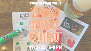 Singo Music Bingo: Country Bar presented by Goat Patch Brewing Company at Goat Patch Brewing Company, Colorado Springs CO