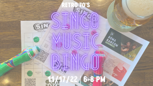 Singo Music Bingo: Retro 70’s presented by Goat Patch Brewing Company at Goat Patch Brewing Company, Colorado Springs CO