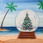 Snow Globe on a Beach Painting Class presented by Brush Crazy at Brush Crazy, Colorado Springs CO