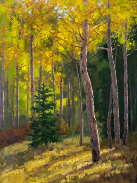 Gallery 2 - A painting of a forest