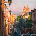 Gallery 3 - A painting of a city