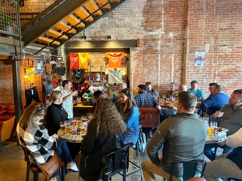 Gallery 3 - Talks with brewers on tour in Colorado Springs