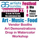 Artists Sunday in Woodland Park presented by  at Ute Pass Cultural Center, Woodland Park CO