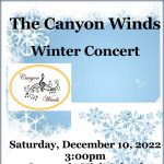 Canyon Winds Winter Concert presented by Canyon Winds Band at Coronado High School Auditorium, Colorado Springs CO