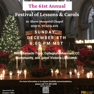 Festival of Lessons and Carols presented by  at ,  