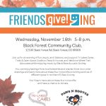 FRIENDSgive!ING presented by Trails and Open Space Coalition at Black Forest Community Center, Colorado Springs CO