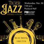 Tiger Jazz Concert presented by Colorado College Music Department at Colorado College: Packard Hall, Colorado Springs CO