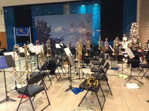 Trombone Christmas presented by Old Colorado City Foundation at Bancroft Park in Old Colorado City, Colorado Springs CO