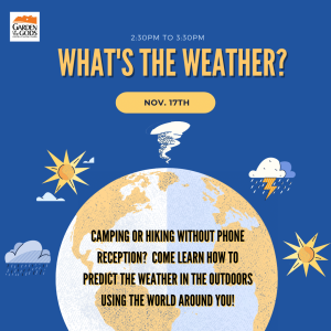 What’s the Weather? presented by Garden of the Gods Visitor & Nature Center at Garden of the Gods Visitor and Nature Center, Colorado Springs CO