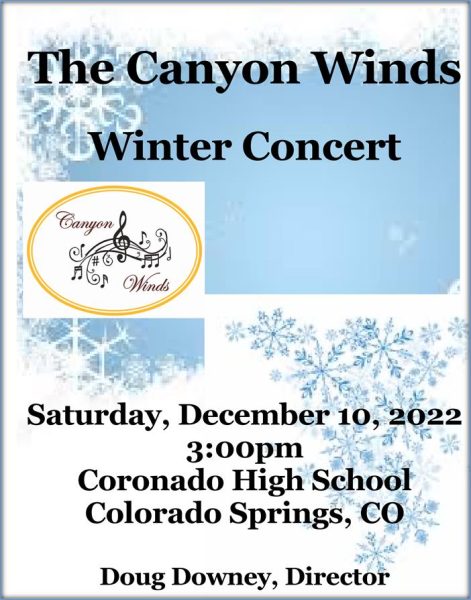 Gallery 1 - Canyon Winds Winter Concert