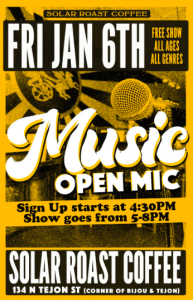 First Friday Open Mic Night presented by  at ,  