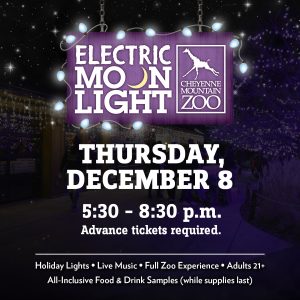 Electric Moonlight presented by Cheyenne Mountain Zoo at Cheyenne Mountain Zoo, Colorado Springs CO