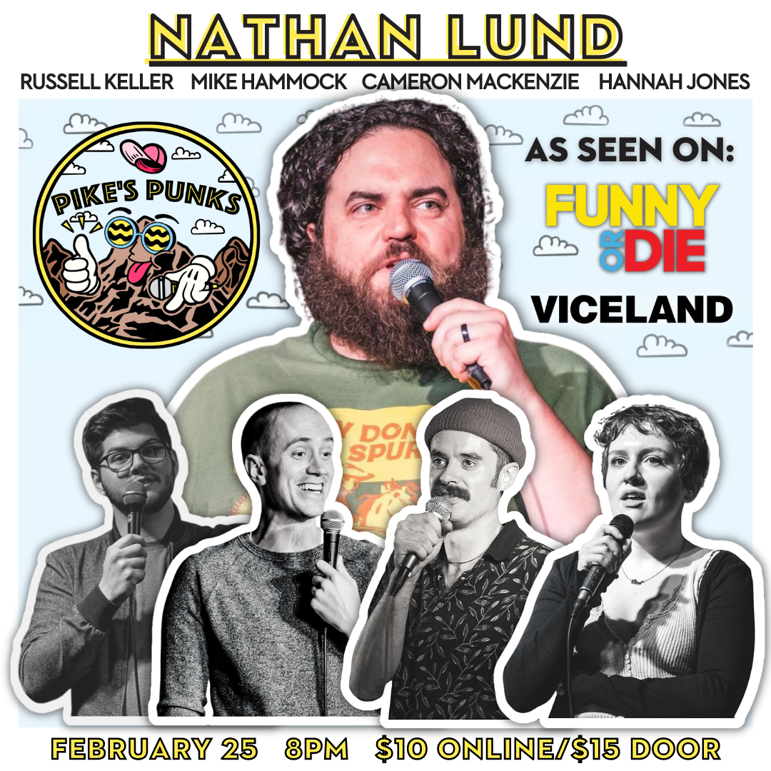 Nathan Lund, Pikes Punks Comedy Show at The Public House at The Alexander,  Colorado Springs CO, Poetry, Prose & Comedy
