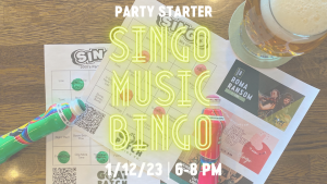 Singo Music Bingo: Party Starter presented by Goat Patch Brewing Company at Goat Patch Brewing Company, Colorado Springs CO