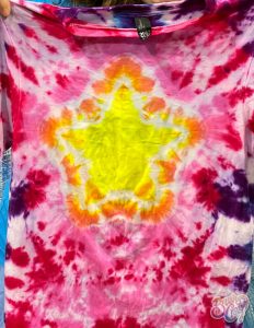 Tie Dye Star Class presented by Brush Crazy at Brush Crazy, Colorado Springs CO