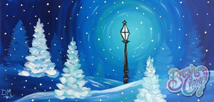 Wonderland Blue Painting Class presented by Brush Crazy at Brush Crazy, Colorado Springs CO