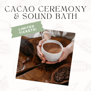 Cacao Ceremony & Sound Bath presented by Singing Bowls of the Rockies at ,  