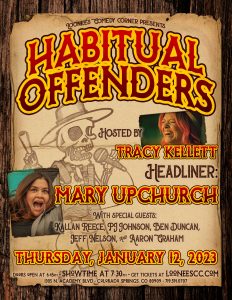 Habitual Offenders Comedy Showcase presented by Loonees Comedy Corner at Loonees Comedy Corner, Colorado Springs CO