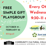 Joint Initiatives Simple Gift Playgroups presented by  at Colorado Springs City Auditorium, Colorado Springs CO