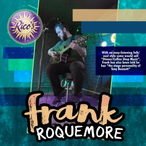 Frank Roquemore presented by Poor Richard's Downtown at Rico's Cafe, Chocolate and Wine Bar, Colorado Springs CO