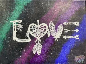 Native Love Painting Class presented by Brush Crazy at Brush Crazy, Colorado Springs CO