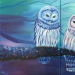 Owl Love You Forever Painting Class presented by Brush Crazy at Brush Crazy, Colorado Springs CO