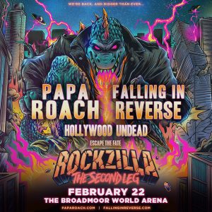 Rockzilla Tour: Papa Roach & Falling In Reverse presented by Broadmoor World Arena at The Broadmoor World Arena, Colorado Springs CO