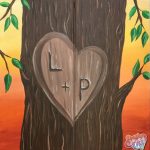 Tree Initials Painting Class presented by Brush Crazy at Brush Crazy, Colorado Springs CO