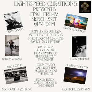 ‘Capturing Moments In Time’ presented by Lightspeed Curations & Workshops at Lightspeed Curations & Workshops, Colorado Springs CO
