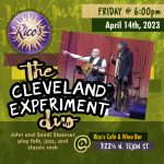 The Cleveland Experiment Duo presented by Poor Richard's Downtown at Rico's Cafe, Chocolate and Wine Bar, Colorado Springs CO