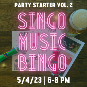 Singo Music Bingo: Party Starter Vol. 2 presented by Goat Patch Brewing Company at Goat Patch Brewing Company, Colorado Springs CO