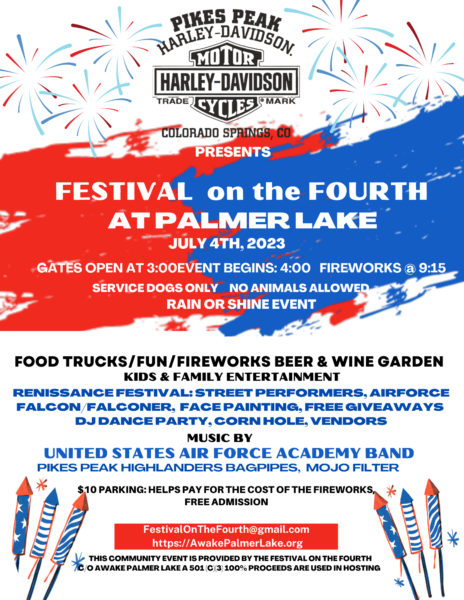 Festival On The 4th in Palmer Lake presented by Awake Palmer Lake at ,  