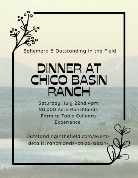Outstanding in the Field Dinner presented by Ephemera at ,  