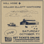 Will Hoge and William Elliott Whitmore presented by Lulu's Downstairs at Lulu's Downstairs, Manitou Springs CO