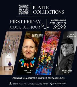 Free Cocktail Hour at Platte Collections Art Gallery presented by Theater Guide at Platte Furniture, Colorado Springs CO