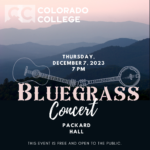 CC Bluegrass Ensembles Concert presented by Colorado College Music Department at Colorado College: Packard Hall, Colorado Springs CO
